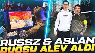 RUSSZ & ASLAN DUOSU ALEV ALDI SIUUUUU -Aslanmashadovv w/Russz | Valorant Maç Özetleri 