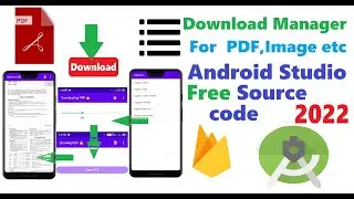 Download Manager For PDF in ListView android studio 2022