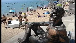 Море в Евпатории | Цены на развлечения | Сколько людей на пляже в Евпатории