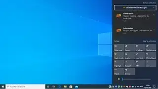 How to access Windows Action center using screen reader. (ENGLISH)