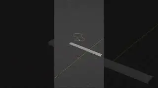 Модификатор Curve в Blender. #blender #3ddesign #curve #shorts