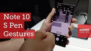 How to Control the Note 10's Camera the S Pen's New Air Gestures [Hands On]