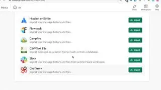 How to IMPORT DATA in SLACK?