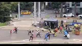 Power Rangers Dino Fury Filming - Могучие Рейнджеры Дино Ярость Видео со съемок