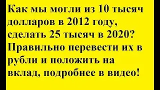 Вклады в РБ, как? сколько? и когда надо было инвестировать!