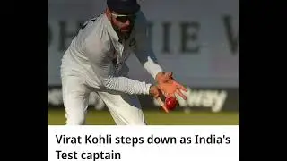Virat Kohli step down as India's Test Captain