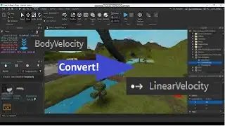 How to convert BodyVelocity to LinearVelocity