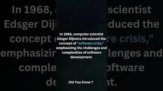 Programming Facts - Software Crisis