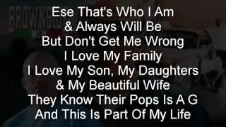 Brownside - I'm A Gangster (Feat. Rich Garcia) (With Lyrics On Screen)-Bangin' Story'z 2016