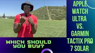 APPLE WATCH ULTRA VS GARMIN TACTIX PRO 7 SOLAR