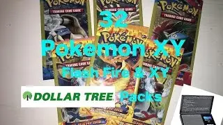 Pokémon XY Flash Fire and XY Weighed Dollar Tree Packs