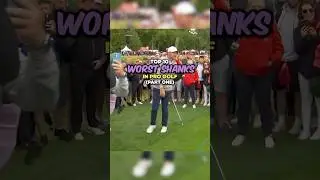 Top 10 Worst Shanks in Pro Golf | Part 1