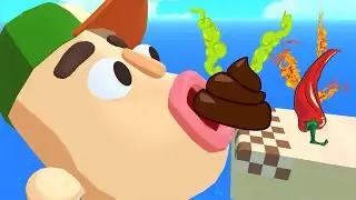 THE LEGENDARY POOP FOOD - sandwich runner vs noodle run