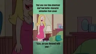 That one rare time American Dad! had better character animation than usual #shorts