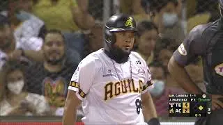 Melky Cabrera le pega 4 Hits a los Toros en Santiago