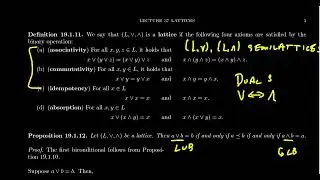 Lattices