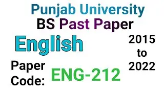 ENG 212 past paper |