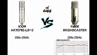 #281 Icon Artemis LD-2 vs Rode Broadcaster Studyo Mikrofon Özellik Karşılaştırma Videosu