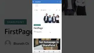 Set home page in 