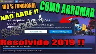 Bluestacks 4 NAO ABRE!! ERROR Engine Como Resolver!!!