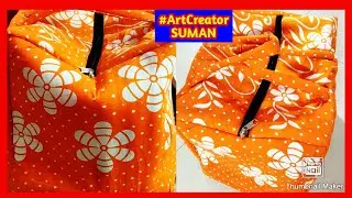 Making travel bag with fabric || Big travel bag stitching step by step #underbed bag, #clothbag