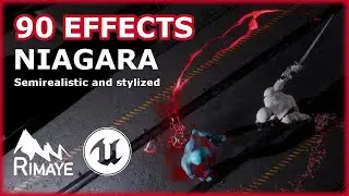 NIAGARA : Blood VFX Pack - 90 effects - [ Unreal Engine ]