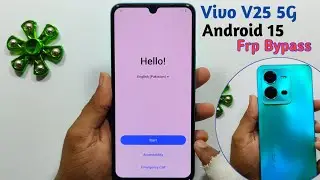 Vivo V25 5G Frp bypass Android 15 New Update 💯 Done 👍✅ Google Account Remove Vivo V25 Game Over 