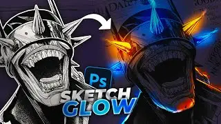 Sketch Glow! Photoshop Tutorial EasyWay To Add Glow Effect On A Sketch