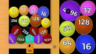 Balloons 2048 - ASMR Gameplay Reach ( 8k, 16k) Part 1 