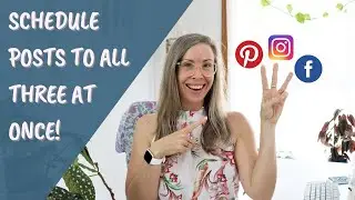 How to schedule a month's worth of Instagram, Facebook & Pinterest Posts at the same time, for FREE!