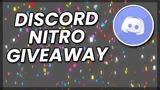 DISCORD NITRO GIVEAWAY!!