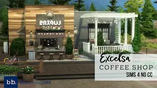 Cafe "Excelsa" | Sims 4 | Speedbuild No CC / #thesims4 #simsbuild #speedbuild #bbdarlingO8S