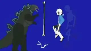 (dust) Sans vs Godzilla