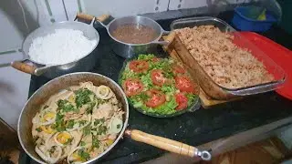 Almoco de Domingo Macarronada especial  simples e uma delícia 😋 