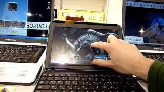 Multitouch Netbook Screen On Display At CES