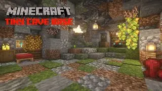 Minecraft Timelapse | Tiny Starter Cave Base