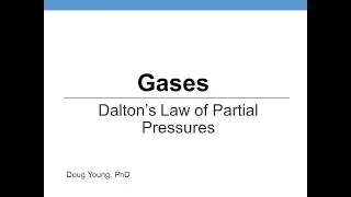 How to use Dalton's Law of Partial Pressures