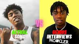 Genius Interviews VS Actual Song (Autotune VS No Autotune)