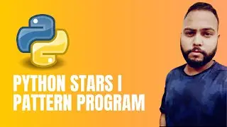 Python Pattern Programs - Printing Stars '*' in I Shape | borne - Out Of Here