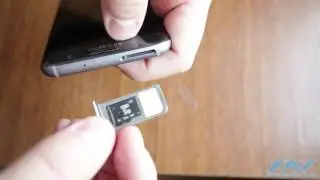 Как вставить SIM-карту в Samsung Galaxy S7 edge (XDRV.RU)