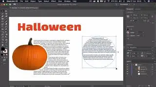 Adobe Illustrator Text Tools pt III - Text in a shape