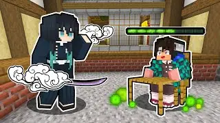 I became a demon slayer STUDENT in Minecraft