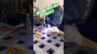 Welding Silly Putty?!? #welding #fabrication #mechanic #fyp