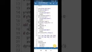 Date validity program in Python