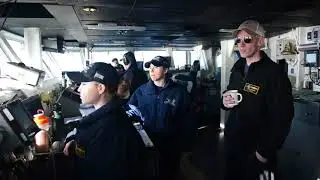 USS Nimitz View Of Carriers Closing In On North Korea - Military News