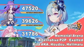 Honkai Impact 3 SEA - [Alter P2P] Exalted Memorial Arena - SSS Rita AKA | SSS Houdou | Hellmaru