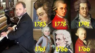 The Evolution of Mozart's Music (From 5 to 35 Years Old)
