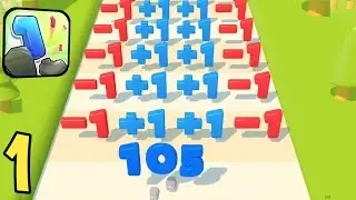 Number Run 3D - Gameplay Walkthrough Part 1 - All Max Levels 1-22 (Android, iOS) Pro Video game