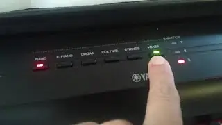 Yamaha P125 - How to Split Keyboard - Bass/Piano