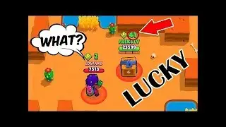 INCREDIBLE LUCKY PLAYER!!! BRAWL STARS Funny Moments